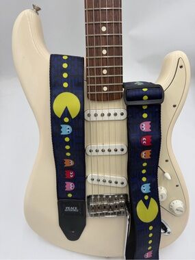 Pac-Man Guitar Strap 2 inch wide